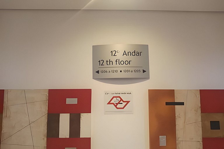 Flat espaçoso, localização privilegiada ap 1210