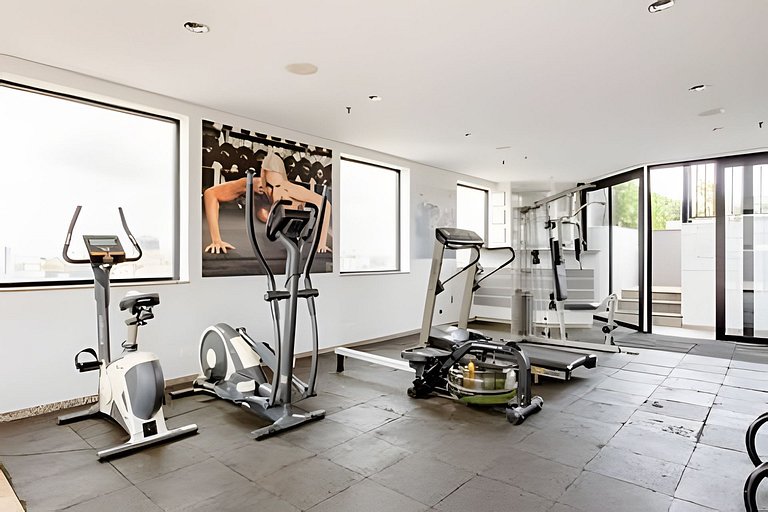 Flat com piscina, academia e vista – ap 1303