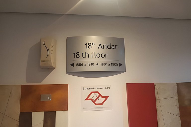 Flat espaçoso, localização privilegiada ap 1808