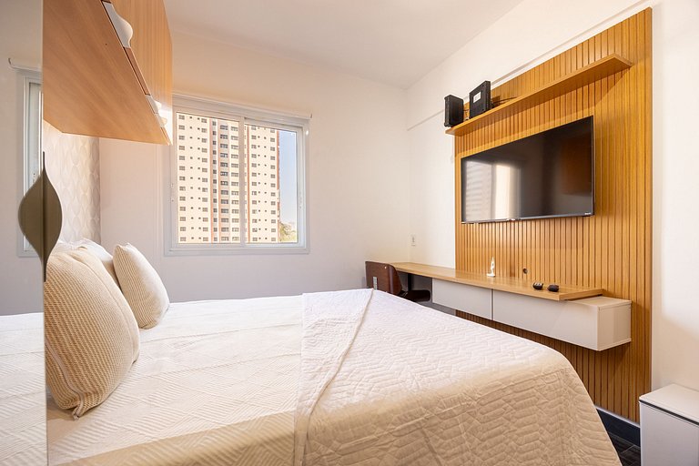 Hospedez - Estudio com 1 vaga de estacionamento