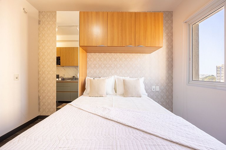 Hospedez - Estudio com 1 vaga de estacionamento