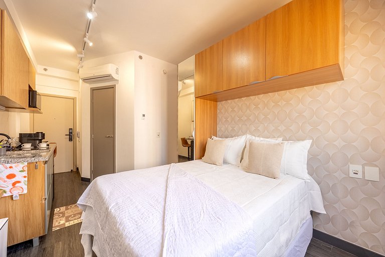 Hospedez - Estudio com 1 vaga de estacionamento