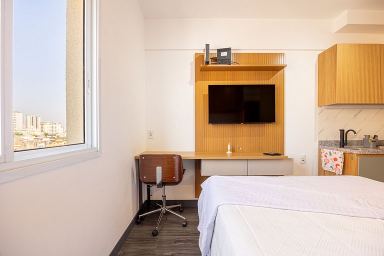 Hospedez - Estudio com 1 vaga de estacionamento