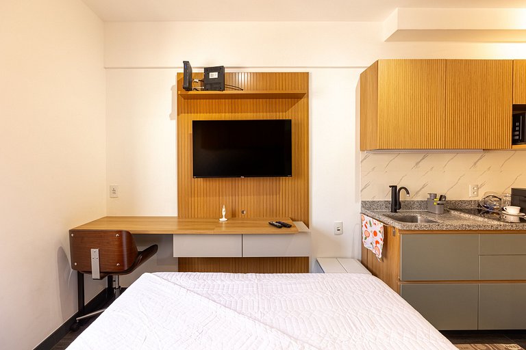 Hospedez - Estudio com 1 vaga de estacionamento