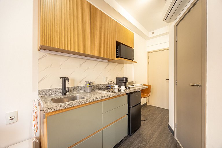 Hospedez - Estudio com 1 vaga de estacionamento