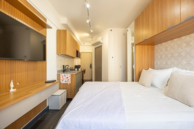 Hospedez - Estudio com 1 vaga de estacionamento