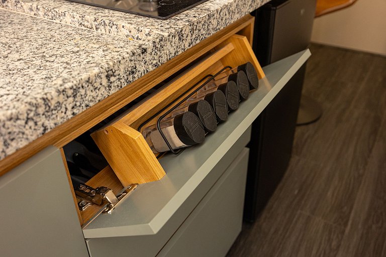 Hospedez - Estudio com 1 vaga de estacionamento