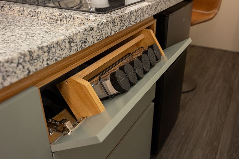 Hospedez - Estudio com 1 vaga de estacionamento