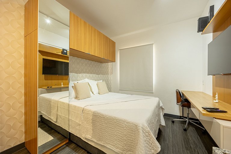 Hospedez - Estudio com 1 vaga de estacionamento