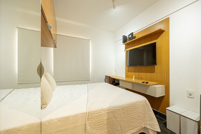 Hospedez - Estudio com 1 vaga de estacionamento