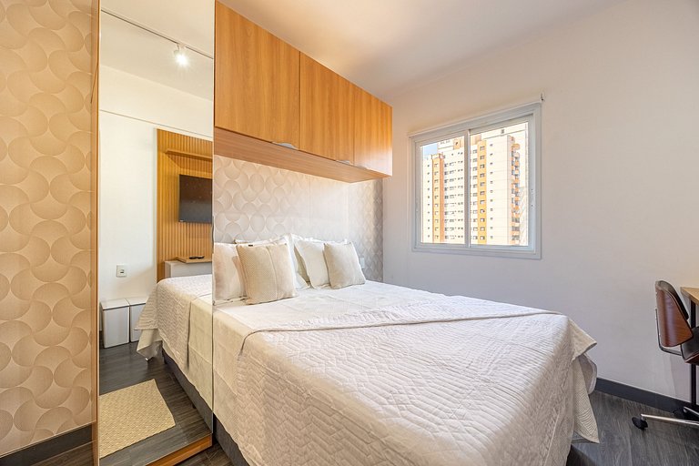 Hospedez - Estudio com 1 vaga de estacionamento