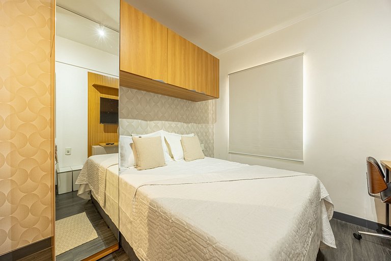 Hospedez - Estudio com 1 vaga de estacionamento