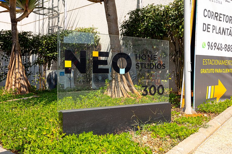 Hospedez - Estudio com 1 vaga de estacionamento