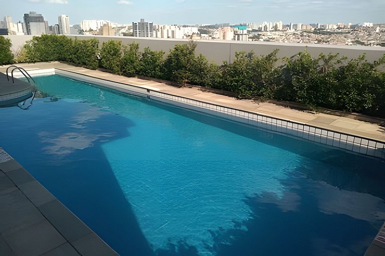 Flat espaçoso, localização privilegiada ap 1502