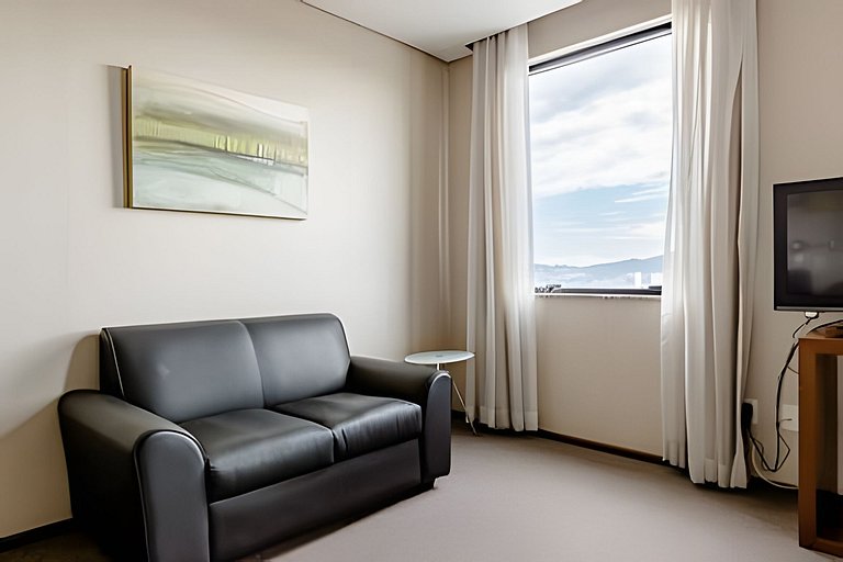 Flat espaçoso, localização privilegiada ap 1507