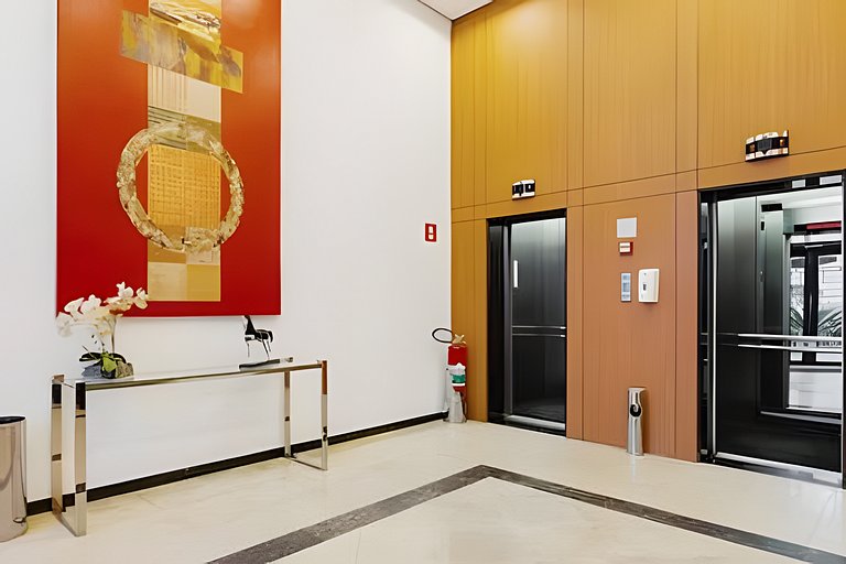 Flat espaçoso, localização privilegiada ap 1507
