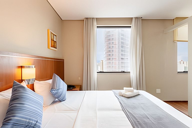 Hospedez - Flat espaçoso c/copa ap1307M