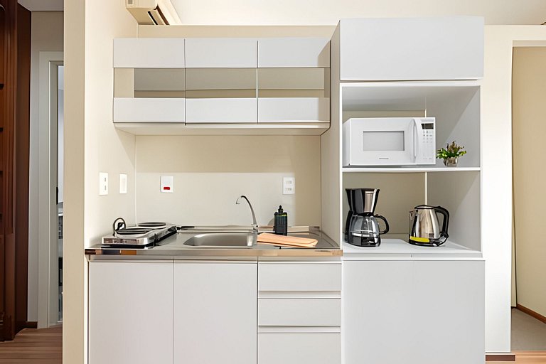 Flat com copa - com  1 vaga - UN1305