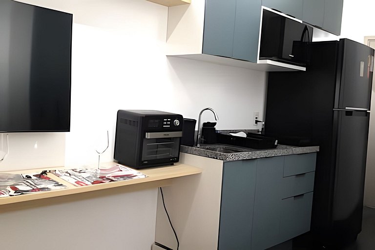 Estudio São Caetano estacionamento incluso ap814