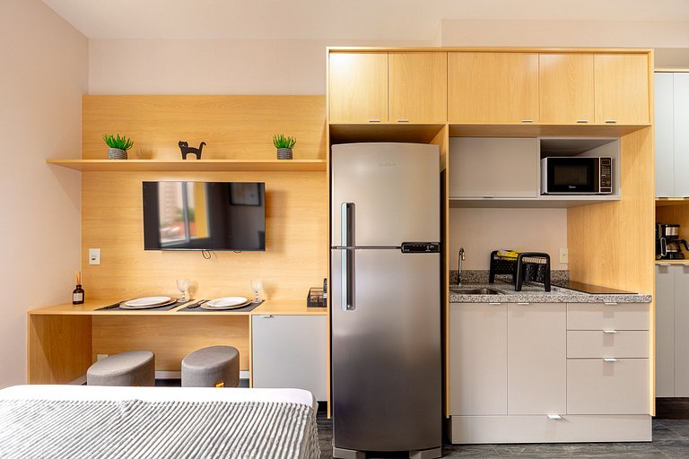 Hospedez- Estúdio c/1 vaga ap306