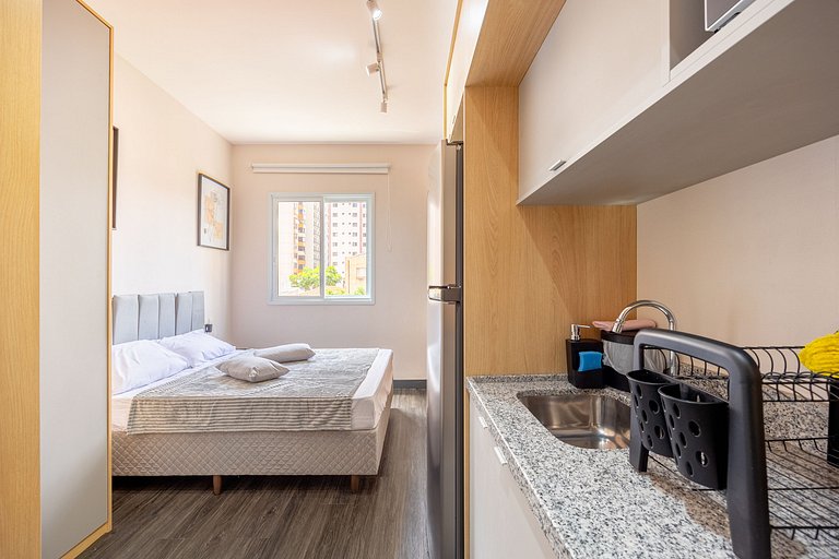 Hospedez- Estúdio c/1 vaga ap306