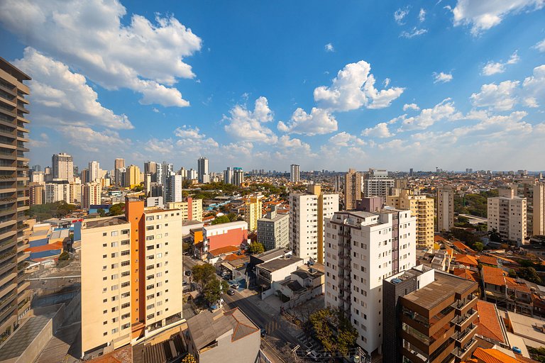 Flat com copa - com  1 vaga - UN1308