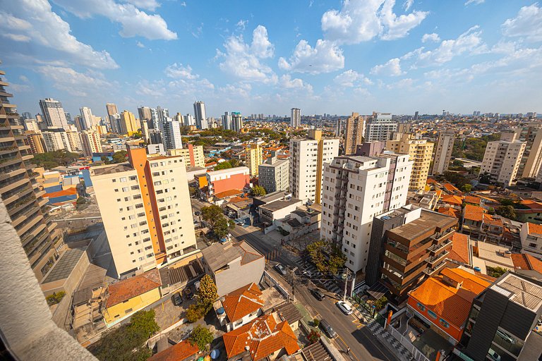 Flat com copa - com  1 vaga - UN1308