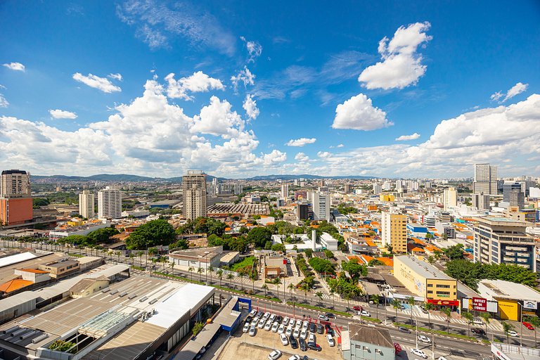 Flat com 1 vaga estacionamento | UN 1204