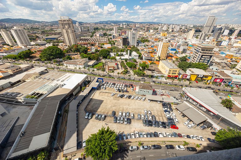 Flat com 1 vaga estacionamento | UN 1204