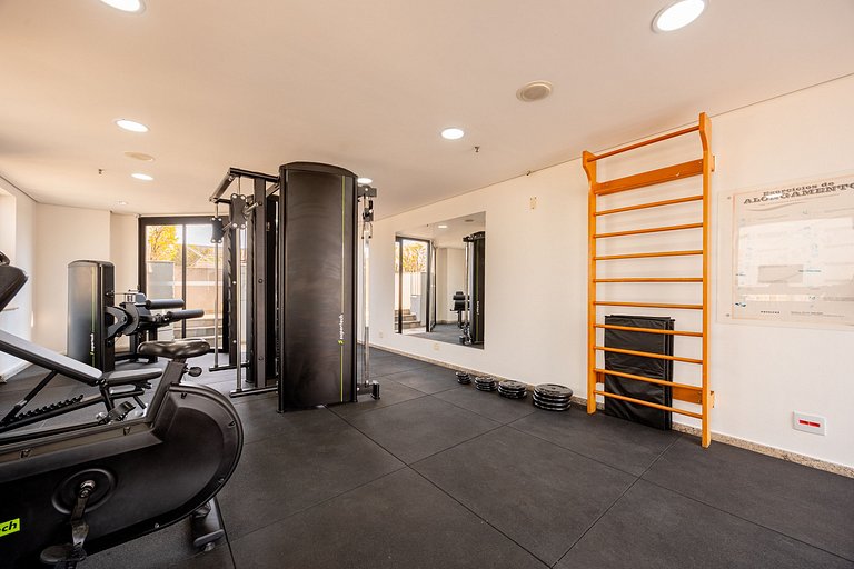Hospedez - Flat com piscina, academia ap1303