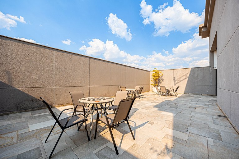 Hospedez - Flat com piscina, academia ap1303