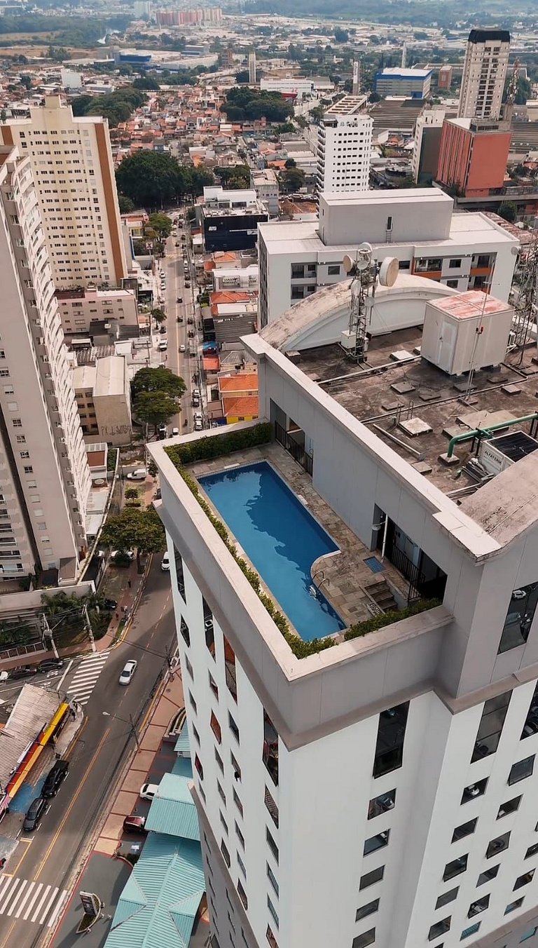 Flat com copa - com  1 vaga - UN1305