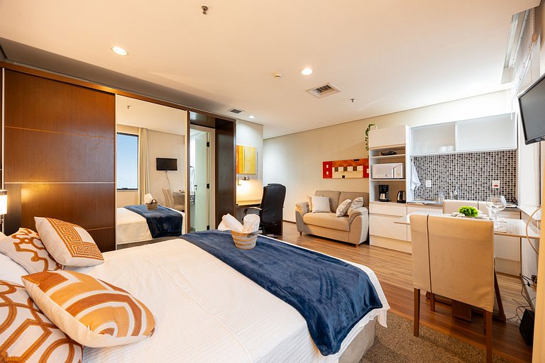 Lindo Flat próximo a Aphaville ap1803