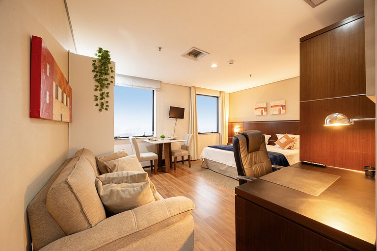 Lindo Flat próximo a Aphaville ap1803