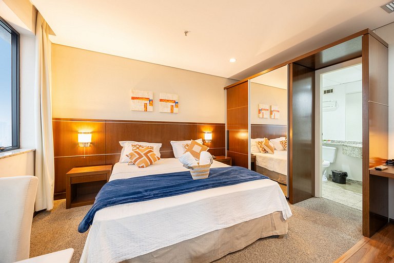 Lindo Flat próximo a Aphaville ap1803