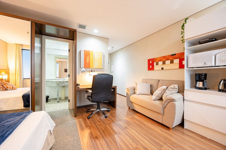 Lindo Flat próximo a Aphaville ap1803