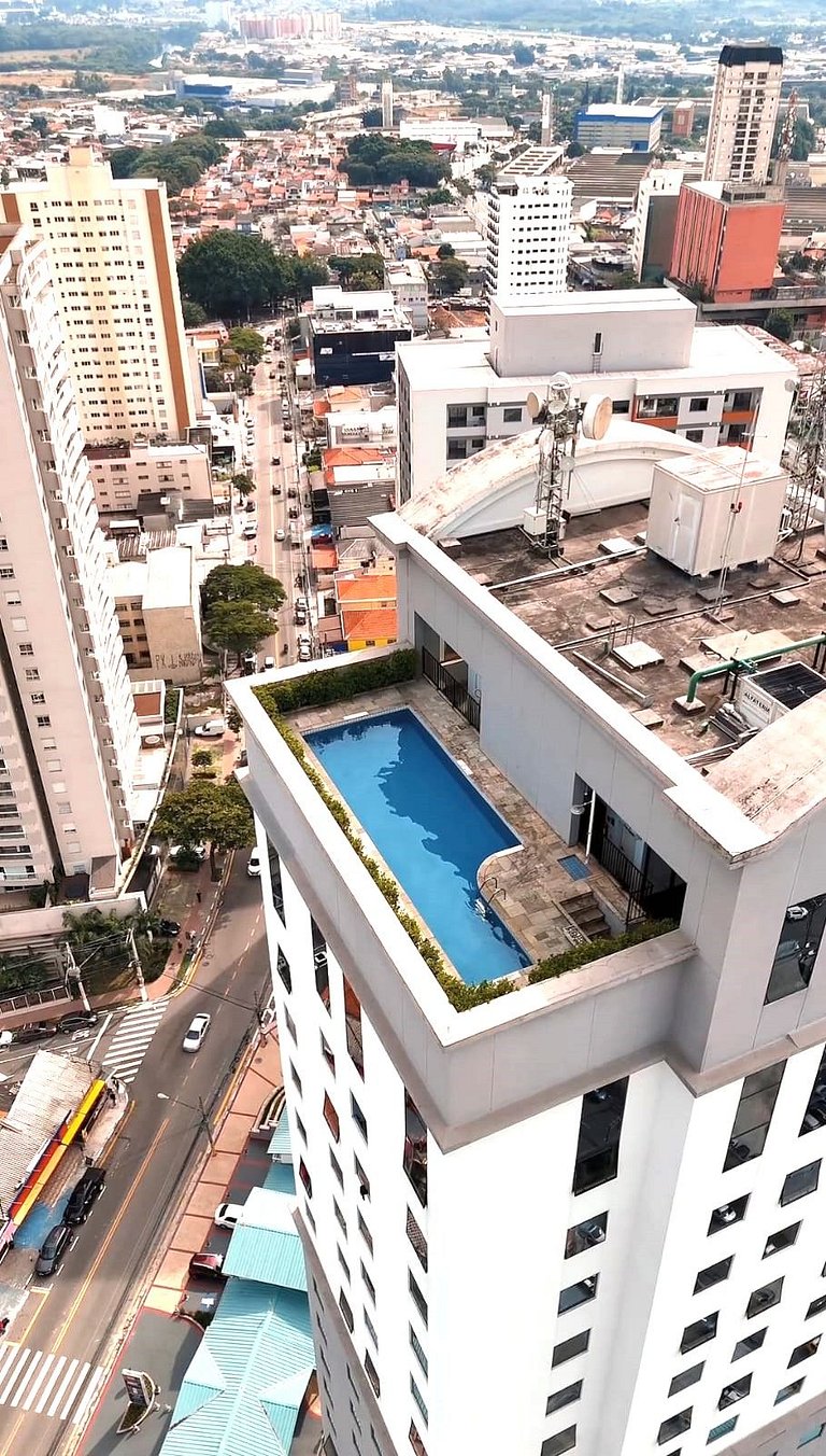 Flat com 1 vaga estacionamento | UN1610