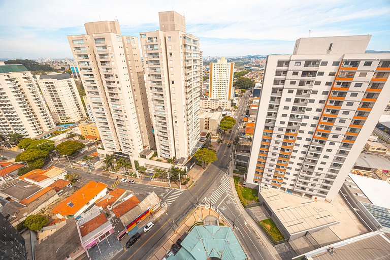 Flat com 1 vaga estacionamento | UN1610