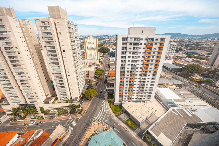 Flat com 1 vaga estacionamento | UN1610
