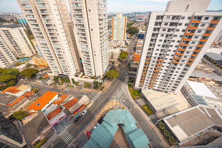 Flat com 1 vaga estacionamento | UN1610