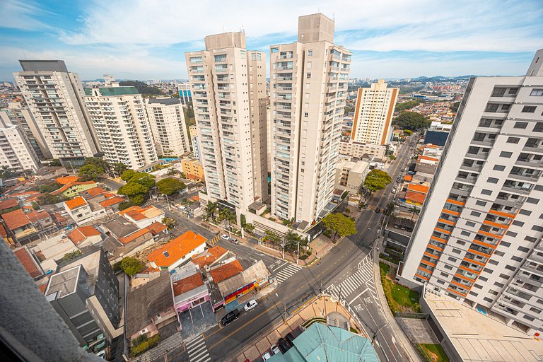 Flat com 1 vaga estacionamento | UN1610