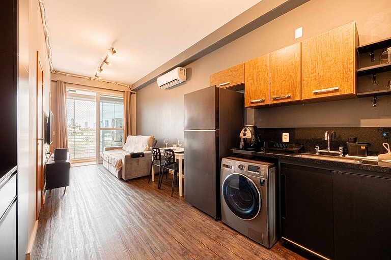 Hospedez - Estúdio Moderno Premium em Alphaville