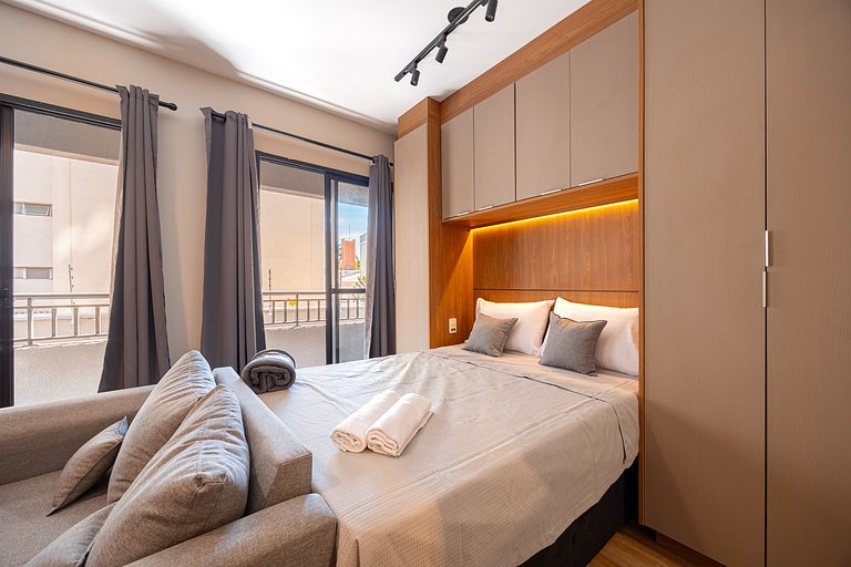 Estúdio Moderno no Bresser • Próx. Metrô • AP 113