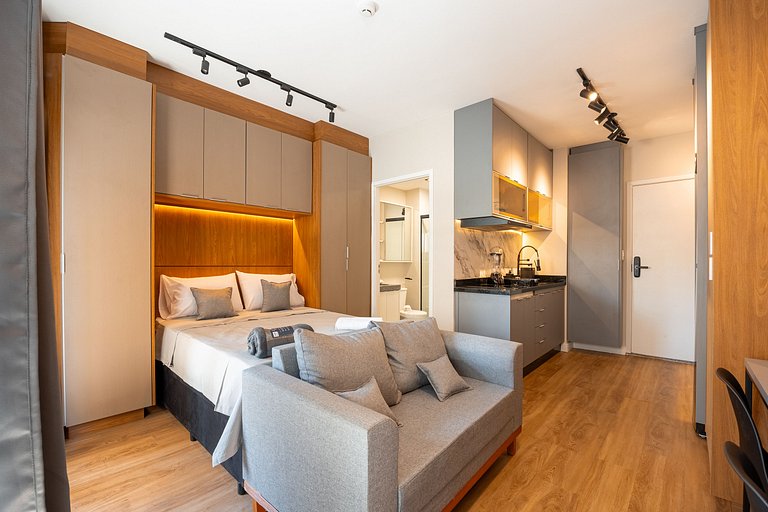 Estúdio Moderno no Bresser • Próx. Metrô • AP 113