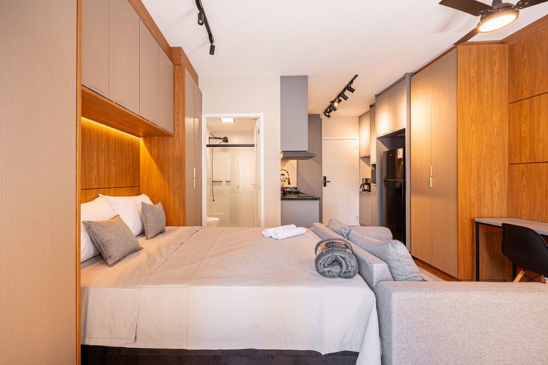 Estúdio Moderno no Bresser • Próx. Metrô • AP 113