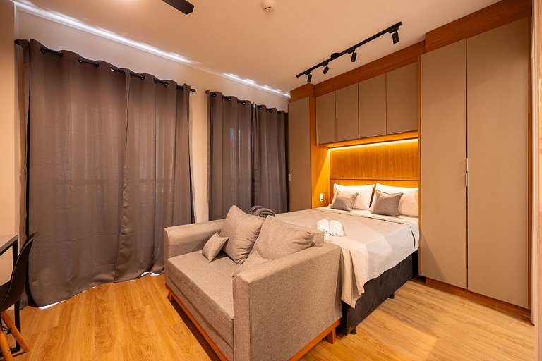 Estúdio Moderno no Bresser • Próx. Metrô • AP 113