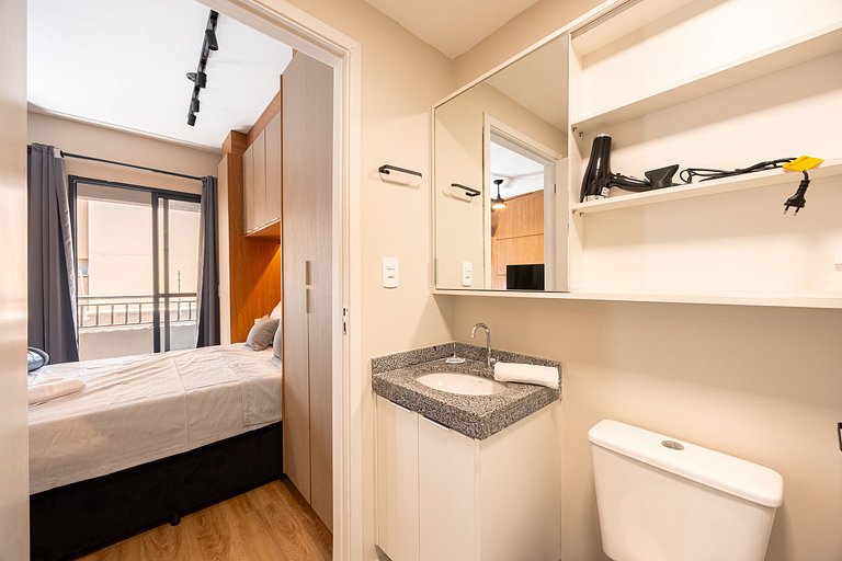 Estúdio Moderno no Bresser • Próx. Metrô • AP 113