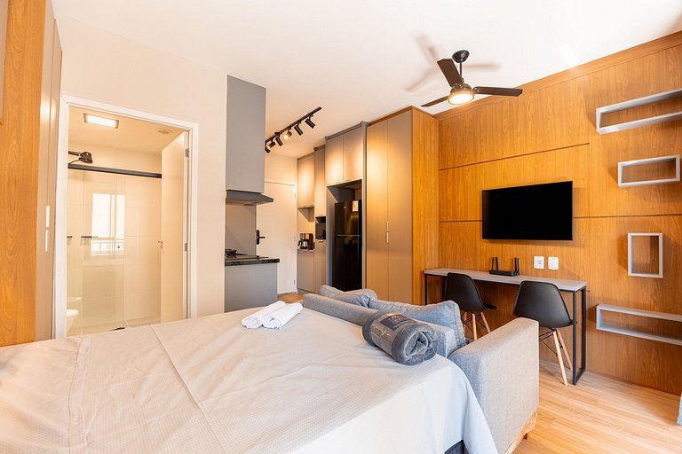 Estúdio Moderno no Bresser • Próx. Metrô • AP 113