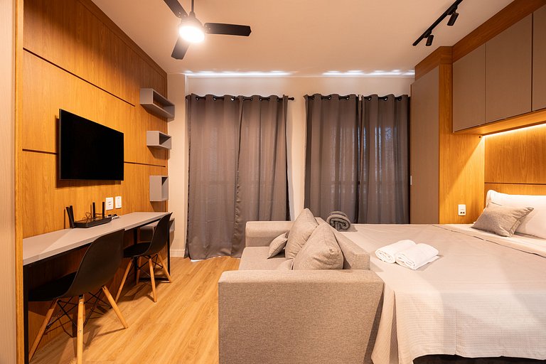 Estúdio Moderno no Bresser • Próx. Metrô • AP 113