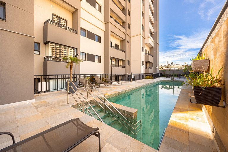 Estúdio Moderno no Bresser • Próx. Metrô • AP 113